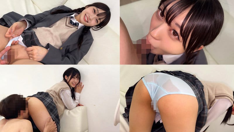 smuk250/黒髪三つ編みおさげの清楚系美少女制服JKに中出しエロ動画【笠木いちか】