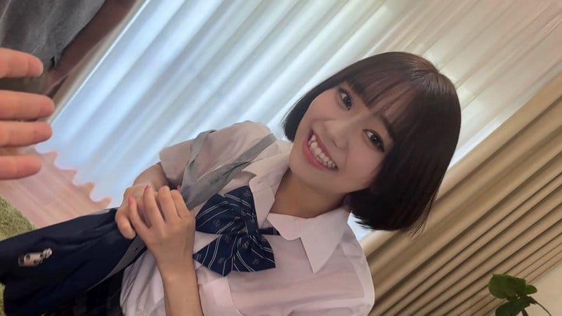 skho137/ショートカット制服美少女に声かけナンパ、初中出しをゲットなエロ動画【赤名いと】