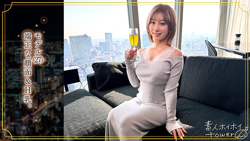 tow027/Hカップ巨乳金髪ショートお姉さんの大量潮吹きハメ撮りエロ動画【有村のぞみ】